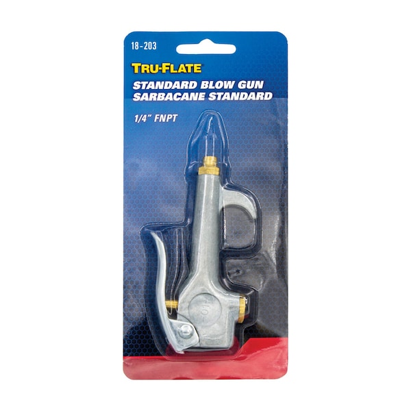 Plews-Edelmann Tru-Flate Steel Air Blow Gun 1/4 in. FNPT 18-203 - main